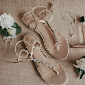 Jewel Badgley Mischka Wedding Sandals